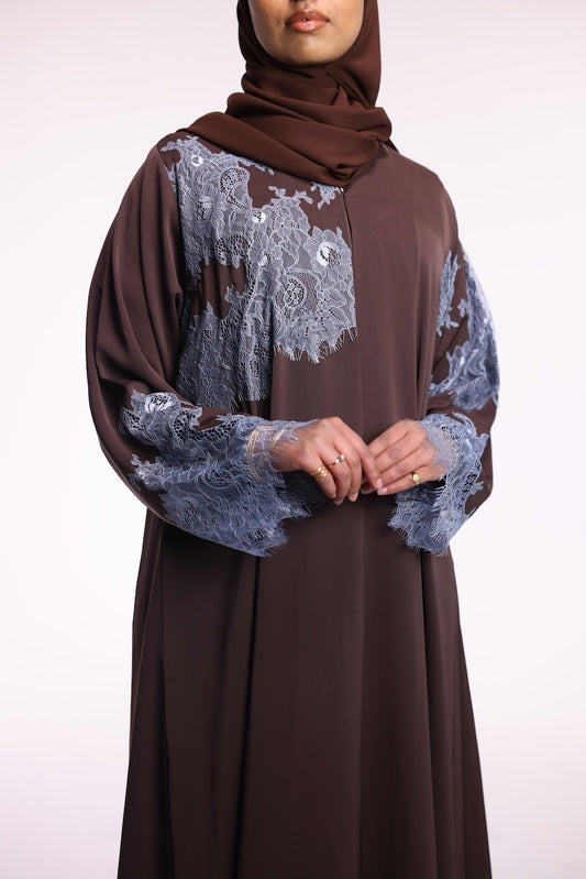 Inaaya- Blue and Brown