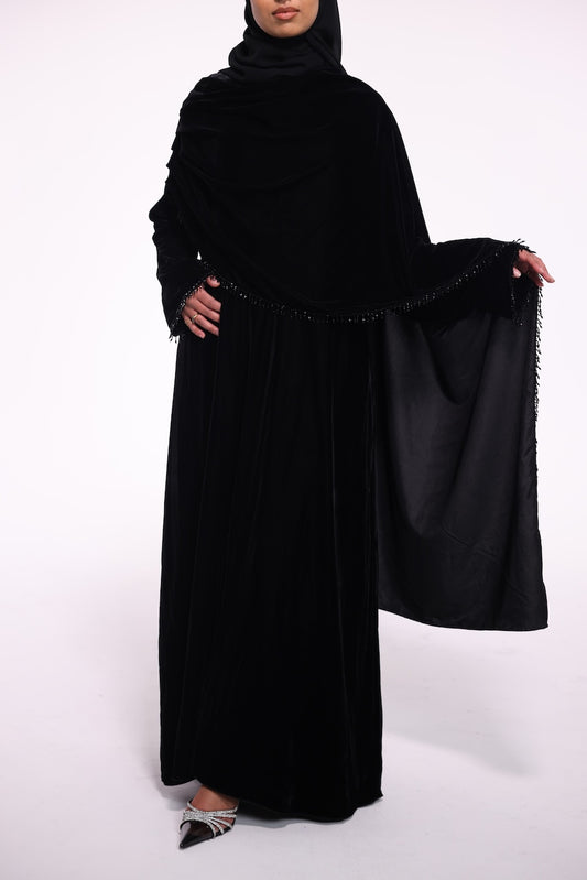 Black Velvet Cape